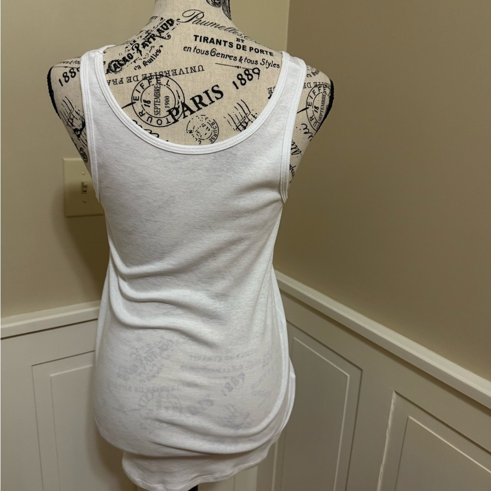White Sleeveless Top - Picture 3 of 6